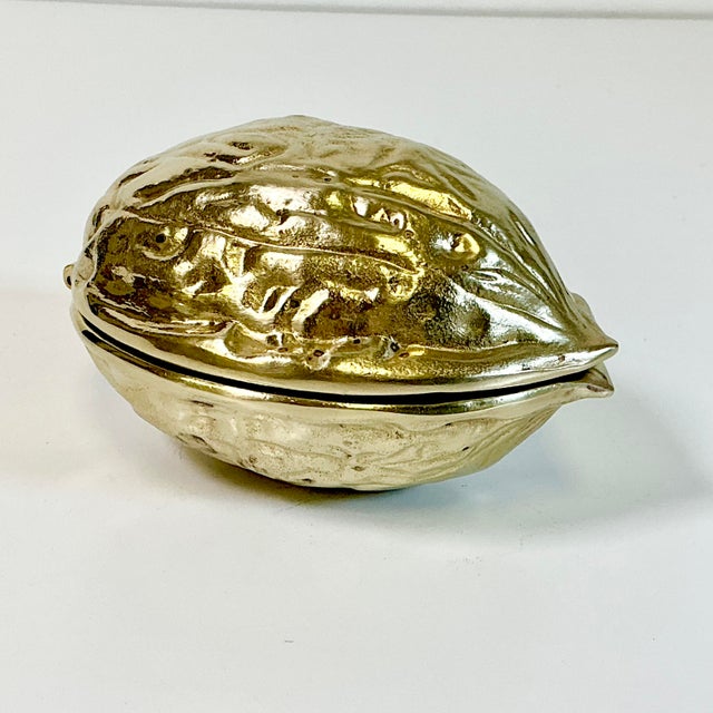 Hollywood Regency Mid-Century Italian Boho Chic Trompe L’Oeil Walnut Brass Nutcracker. For Sale - Image 3 of 16