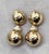 Vintage Double-Ball Ear Clips in Gold & Crystals from Christian Dior, 1980s, Set of 2 For Sale - Image 13 of 13