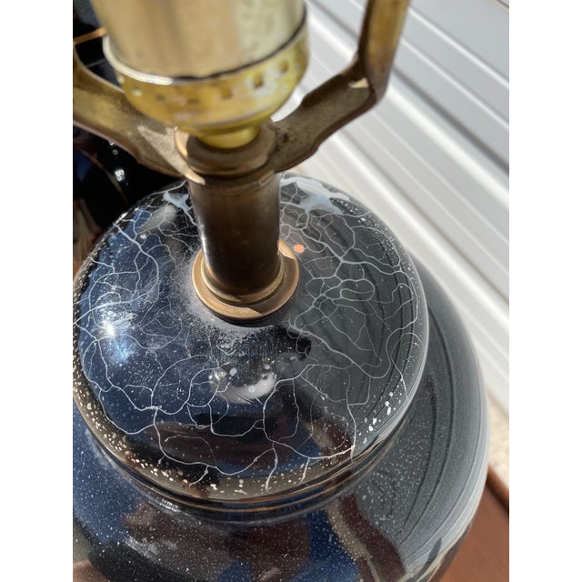 Pair of Mid 20th Century Vintage Asian Ginger Jar Lamps For Sale - Image 6 of 12