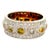 Diamond Platinum & 18k Gold Pave Band, Size 6 For Sale