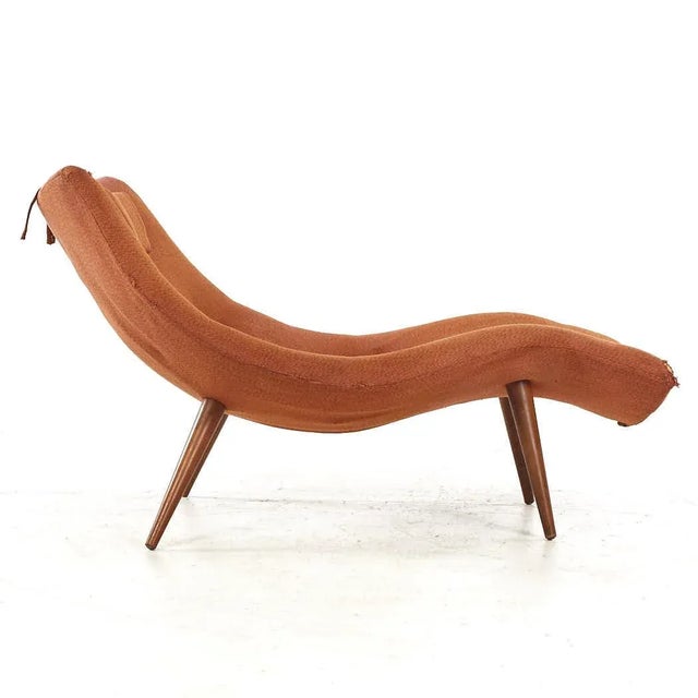Craft Associates Adrian Pearsall for Craft Associates Mid Century 1828-C Chaise Lounge For Sale - Image 4 of 9