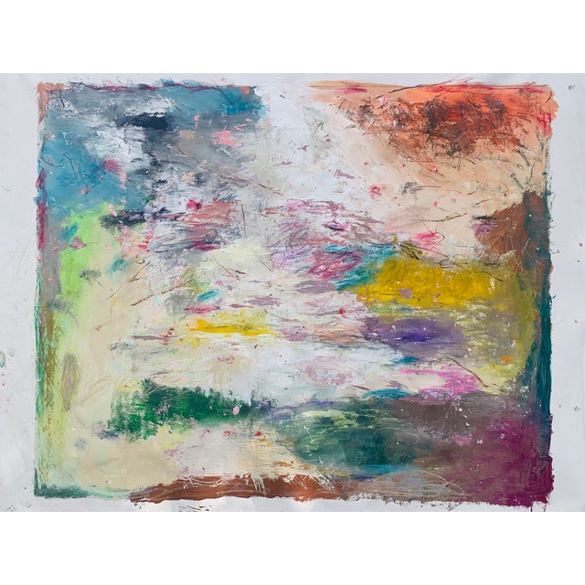 A lush, textural abstract inspired by the fleeting beauty of SAKURA season, this mixed-media painting captures the spirit...