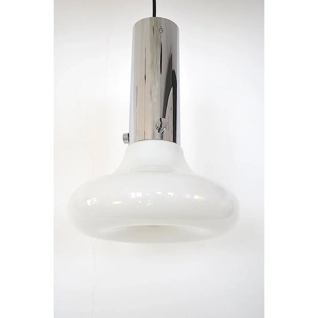 Mushroom Pendant Lamp from Glashütte Limburg, 1960s For Sale - Image 4 of 10