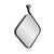 Black Hudson Squared Metal Mirror For Sale - Image 8 of 10