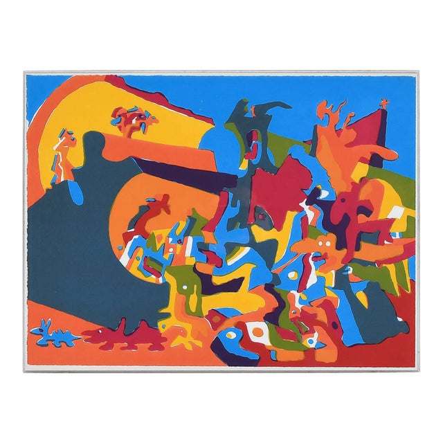 Late 20th Century John David Himmelfarb (American B. 1946) Lithograph on Paper For Sale