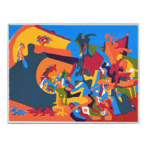 Late 20th Century John David Himmelfarb (American B. 1946) Lithograph on Paper