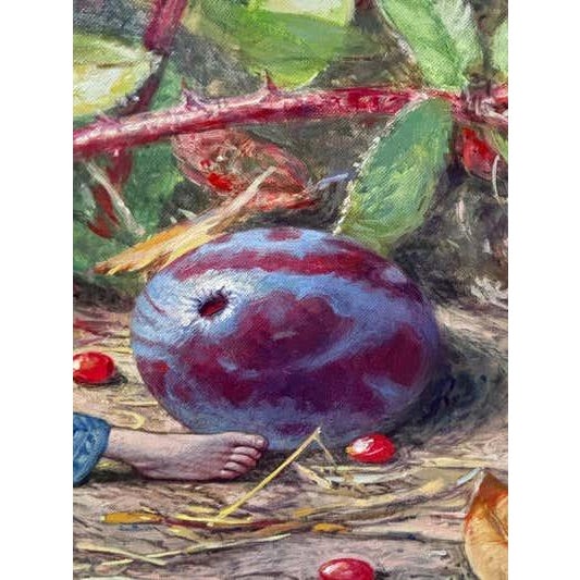 Late 20th Century Ronald Bateman Surreal/ Fantasy Large Oil on Canvas For Sale In Philadelphia - Image 6 of 10