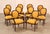 High Quality Vintage Set of Ten Oval Back, Mahogany Finish, Carved Frame Dining Chairs with Upholstered Seats and Arms,...