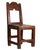 Folk Art Italian Chair with Carved Backrest, 1838, Wood For Sale - Image 6 of 10