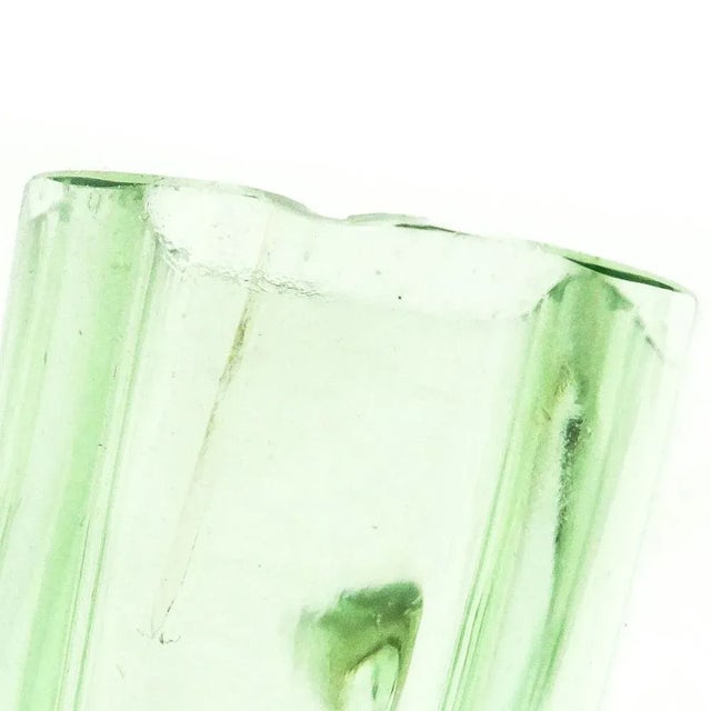 Glass Art Deco Czechoslovakian Uranium Measuring Jug, 1930s For Sale - Image 7 of 11