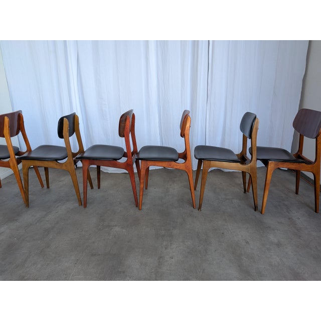Black Vintage Dining Chairs by Stol Kamnik, Yugoslavia, 1970s, Set of 6 For Sale - Image 8 of 18
