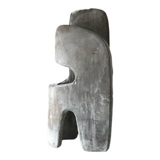 Contemporary Abstract Perch Concrete Sculpture For Sale
