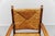 Wood Art Deco French Wicker Armchair in the style of Francis Jourdain, 1940s For Sale - Image 7 of 11