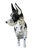 Hollywood Regency Hollywood Regency Italian Ceramic Harlequin Great Dane For Sale - Image 3 of 9