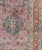 Measures: 4'7 x 6'4. Antique Persian Tabriz Rug with Medallion in Soft Rose, Sky Blue, and Rust Red. Keivan Woven Arts /...