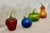 Green 1970’s Vintage Handblown Glass Fruit by Rainbow Art Company/Viking Glass Company - Set of 4 For Sale - Image 8 of 11