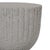 Contemporary Cove Cement Round Outdoor Side Table For Sale - Image 3 of 3