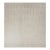 Rug & Kilim’s Oversized Textural Square Rug, Subtle Cream White High-Low Stripe For Sale