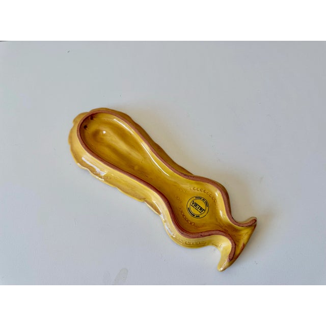 VIETRI Vietri Turkey Spoon Rest Holder For Sale - Image 4 of 5