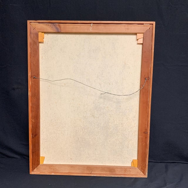 1970s F. Dedman Acrylic Figure Still Life Painting For Sale - Image 10 of 10