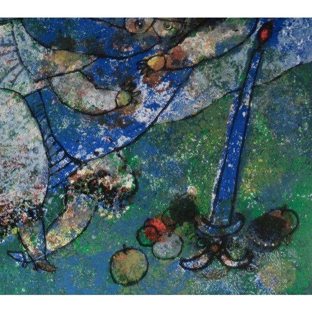 1970s Théo Tobiasse The Songs Of Songs Of King Salomons 1975 Reproduction Print For Sale - Image 5 of 7