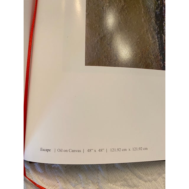 Frank Arnold Oil on Canvas Abstract Figurative Painting Titled "Escape" For Sale - Image 15 of 18