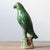Ceramic Pair of Vintage Green Glazed Parrot Figures – 10.6" Ceramic Bird Sculptures For Sale - Image 7 of 8