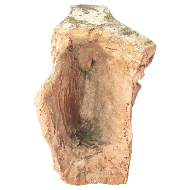 Antique Architectural Terracotta Column Capital Element For Sale - Image 4 of 4
