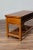 Mid 20th Century Vintage Chinese Natural Wood Side Table with Two Drawers and Crackled Ice Shelf For Sale - Image 5 of 13