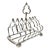 Antique English Elkington & Co Silverplate Toast Rack – Late 19th Century For Sale