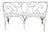 Wrought Iron Garden Bench, 1920s For Sale