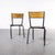 French Stacking 510 Dining Chairs with Black Frame from Mullca, 1960s, Set of 4 For Sale - Image 11 of 18