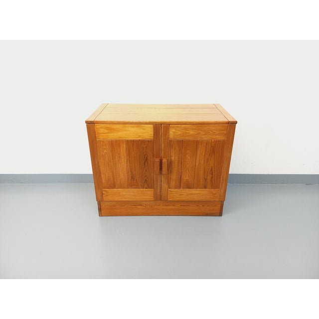 Vintage Storage Unit in Pine in the style of Charlotte Perriand for Les Arcs, 1970s For Sale - Image 4 of 16