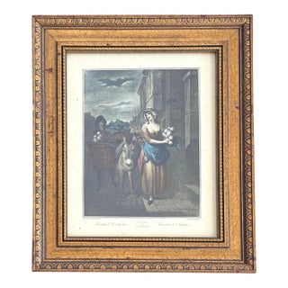 Vintage Print from Francis Wheatley's "Cries of London": "Turnips & Carrots, ho" For Sale