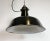 Industrial Black Enamel Factory Lamp with Cast Iron Top from Elektrosvit, 1950s For Sale - Image 10 of 18