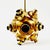 Space Age Sputnik Brass & Glass Globes Ceiling Light from Kaiser Leuchten, Germany, 1960s For Sale - Image 10 of 13