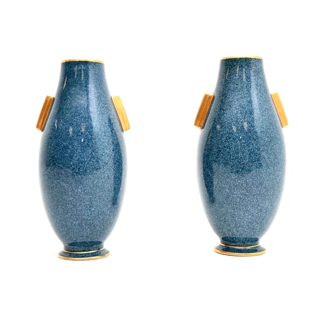 Late 19th Century Antique Art Nouveau Vases from Royal Worcester, 1890, Set of 2 For Sale - Image 5 of 11