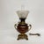 American Antique Bradley and Hubbard Electrified Kerosene Lamp For Sale - Image 3 of 3