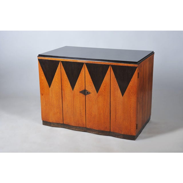 Art Deco Sideboard in Mahogany and Brass by J. Gočár for Pud, 1890s For Sale - Image 11 of 11