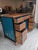 Vintage Pedestal Horseshoe Desk Botanical Collection For Sale - Image 4 of 18