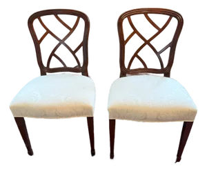 1990s Kindel Upholstered Armless Dining Chairs