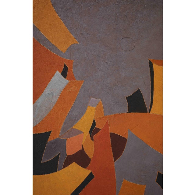 Ciudad Gris Abstract Artwork By Mexican Artist Maricruz Hernandez Covarrubias For Sale In New York - Image 6 of 9