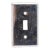 Chrome Single Gang Toggle Switch Plate Cover For Sale