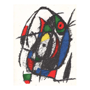 Joan Miro Original Lithograph V2-4 Mourlot 1975