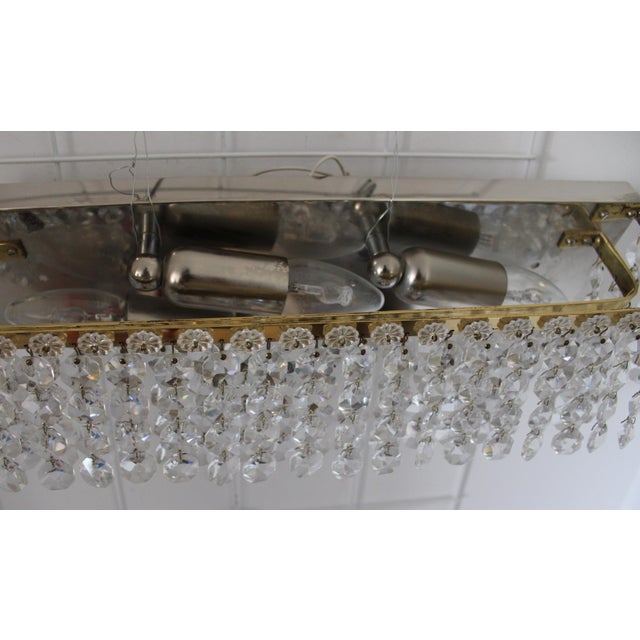 Lead Crystal Wall Light from Maderna, 1960s For Sale - Image 4 of 6