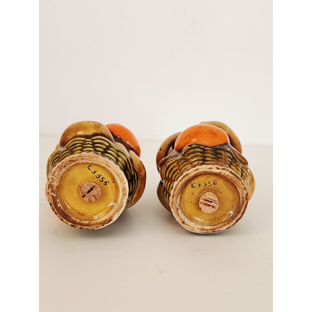 1960s Vintage Inarco Japan Ceramic Salt & Pepper Shakers For Sale - Image 5 of 10