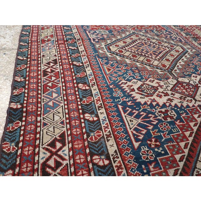 Early 20th Century Galerie Shabab Collection Early 20th Century Caucasian Shirvan Rug For Sale - Image 5 of 10