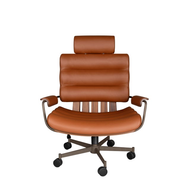 Brown Thomas II Office Chair by Wood Tailors Club For Sale - Image 8 of 17