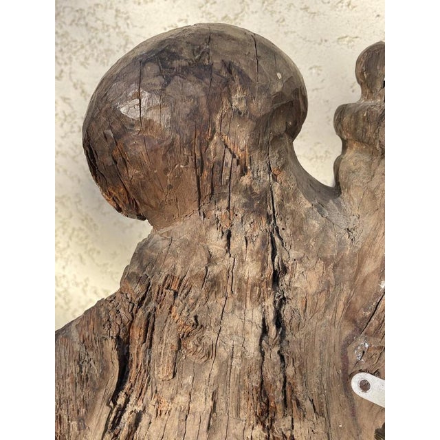 17th Century Carved Wooden Throne Canopy For Sale - Image 12 of 13