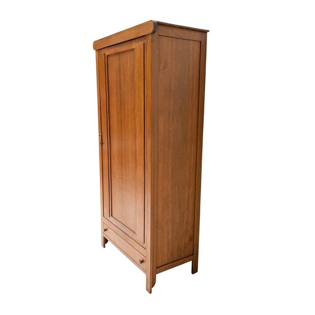Wood Art Deco Modernist One-Door Armoire by Cornelis Van Der Sluys, 1920s For Sale - Image 7 of 14